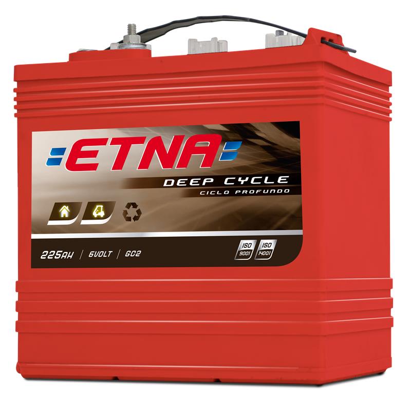Lead acid battery 6 voltios and 225 Ah ETNA