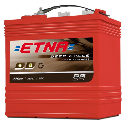 Lead acid battery 6 voltios and 225 Ah ETNA