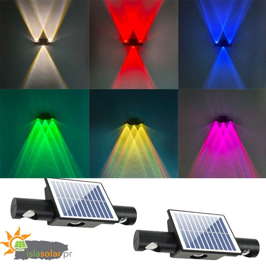 Multicolor solar wall light SW2809-A