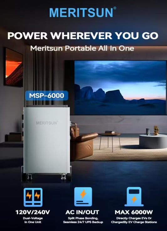 Meritsun 6kg portable battery