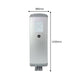 8400 lumen commercial solar lamp