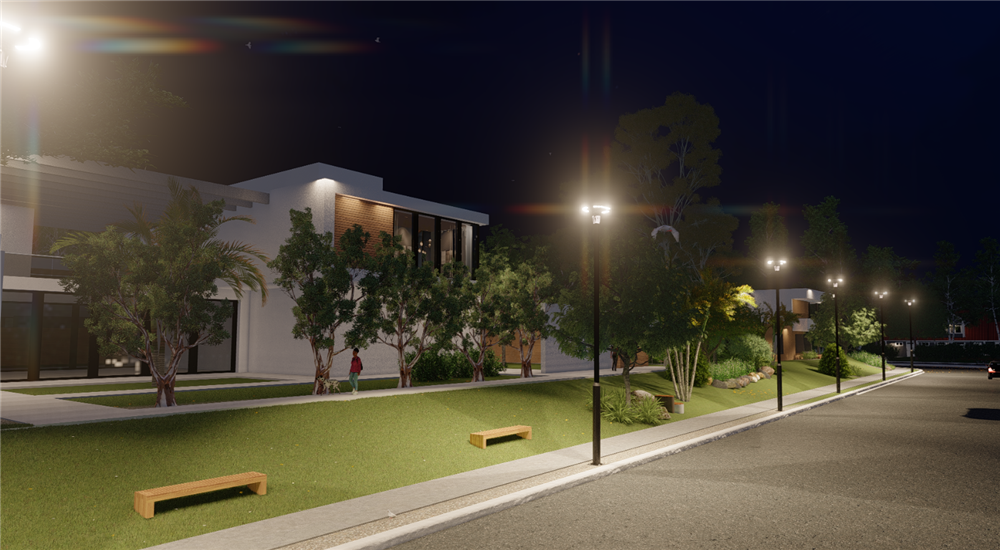 Solar garden and/or patio lamp model MJAW 1200