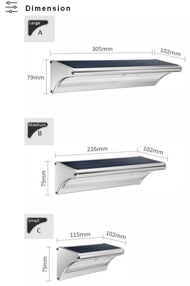Lámpara Solar de Pared NSL 960 C